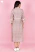 Cotton Crepe Dress In Block Print